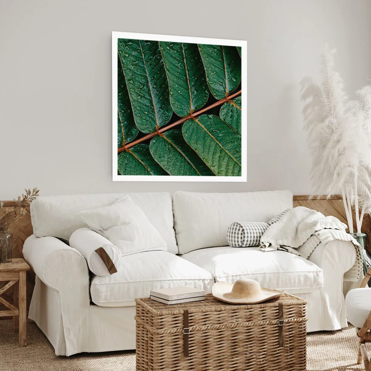 Poster - Im grünen Rhythmus - 30x30 cm