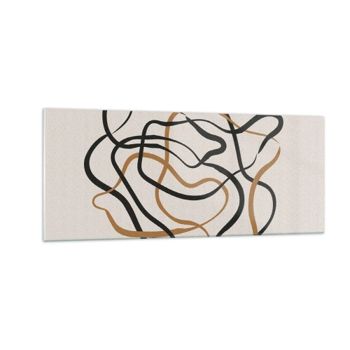 Glasbild - Bild auf glas - Alles ging schief - 100x40 cm