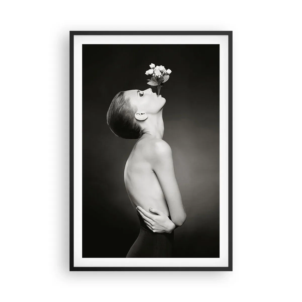 Poster in einem schwarzem Rahmen - Exzentrische Eleganz - 61x91 cm