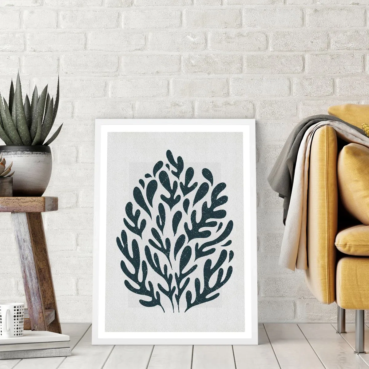 Poster in einem weißen Rahmen - Formen der Natur - 70x100 cm