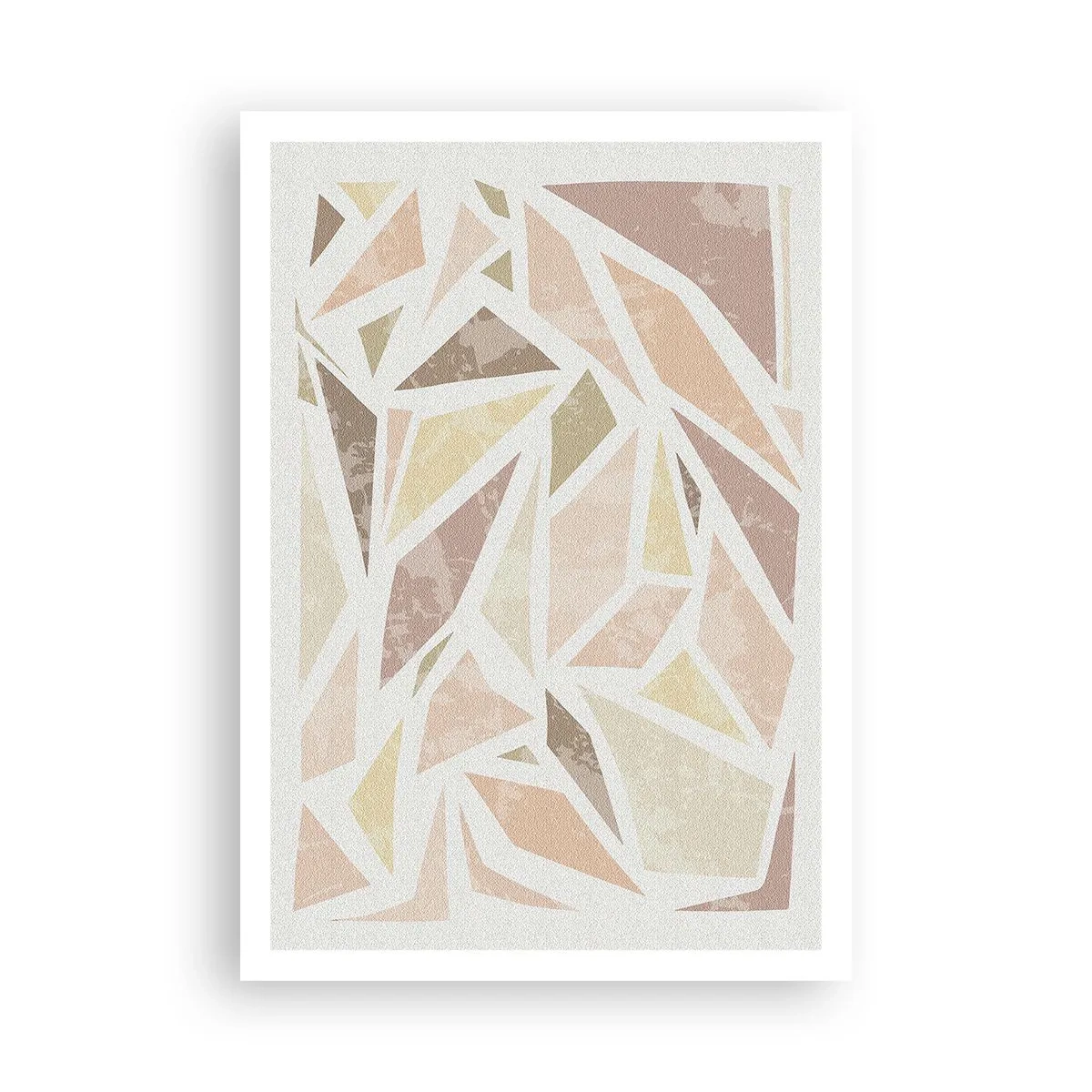 Poster - Buntglas-Komposition - 70x100 cm