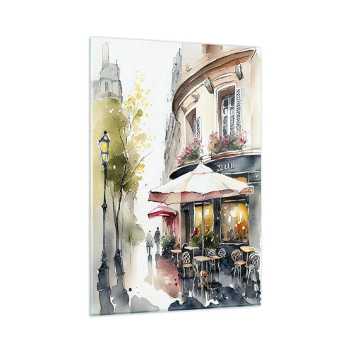 Glasbild - Bild auf glas - Pariser Morgen - 80x120 cm