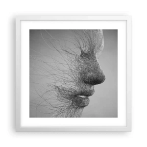 Poster in einem weißen Rahmen - Der Geist des Windes - 40x40 cm