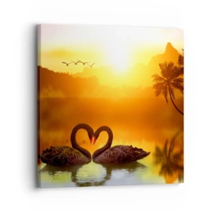 Bild auf Leinwand - Leinwandbild - Alles passt zusammen - 30x30 cm