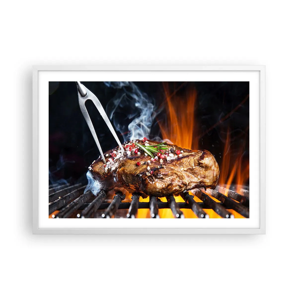 Poster in einem weißen Rahmen - Saftig und duftend - 70x50 cm