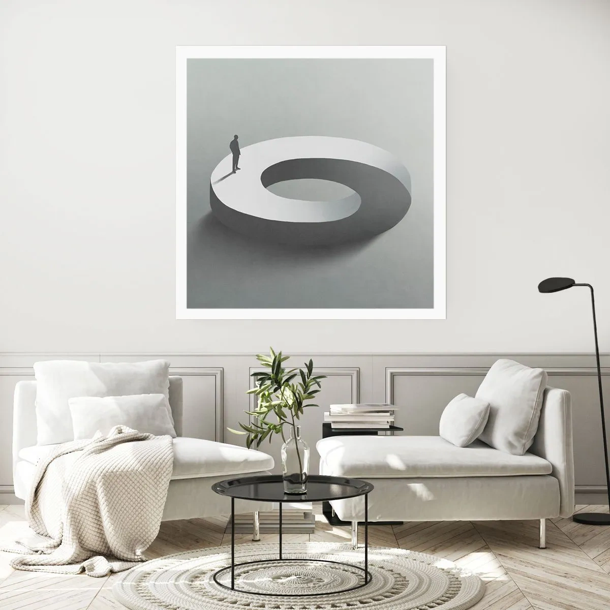 Poster - Und wie soll man davon klug werden - 50x50 cm