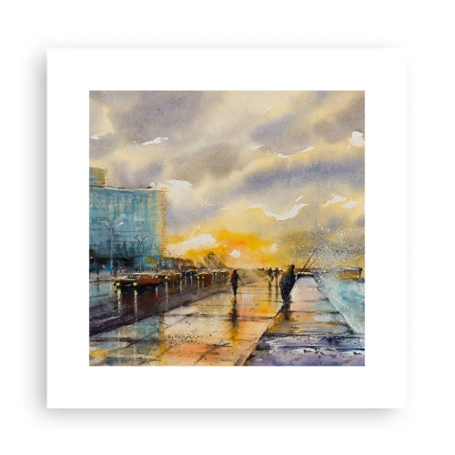 Poster - Leben am Ufer - 30x30 cm