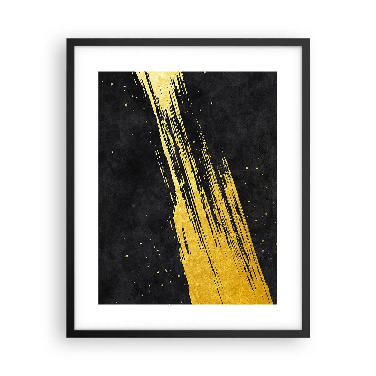 Poster in einem schwarzem Rahmen - Sprung in den Hyperraum - 40x50 cm