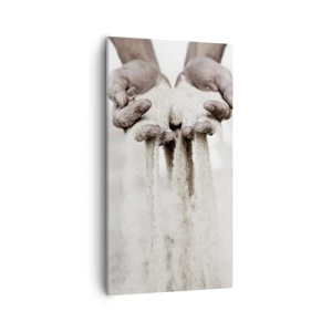 Bild auf Leinwand - Leinwandbild - Mit diesen Händen… - 55x100 cm