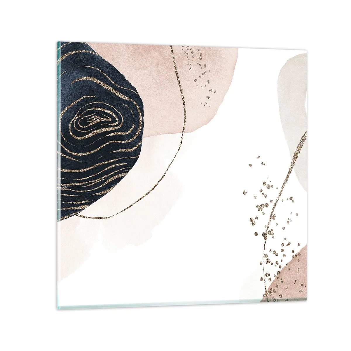 Glasbild - Bild auf glas - Alles fließt - 70x70 cm