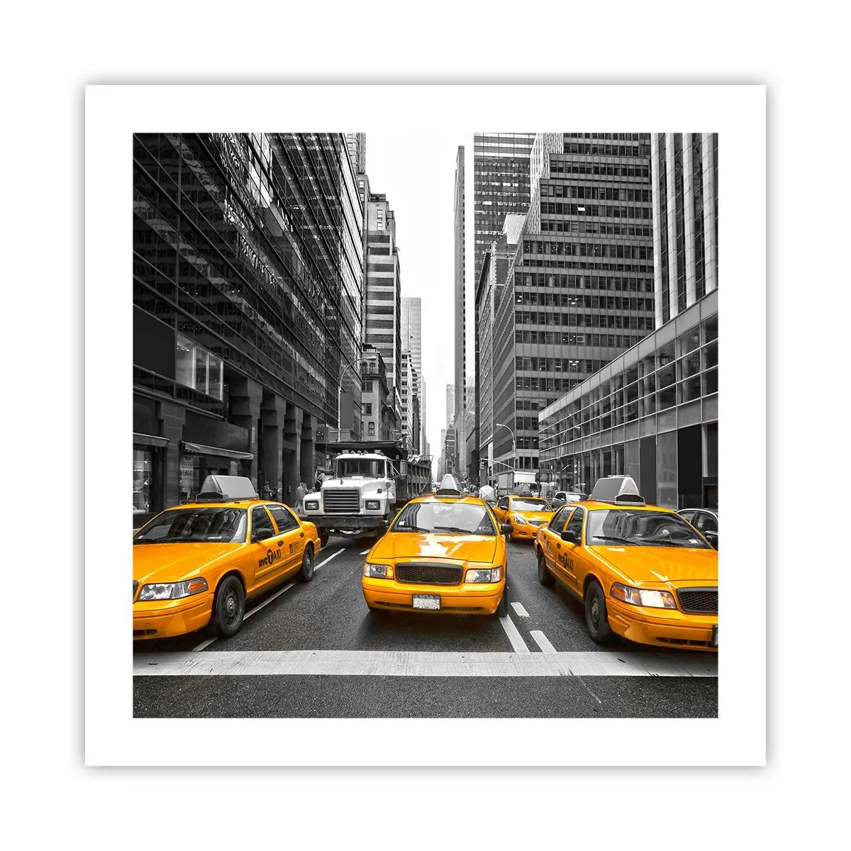 Poster - Wir färben die Stadt - 50x50 cm