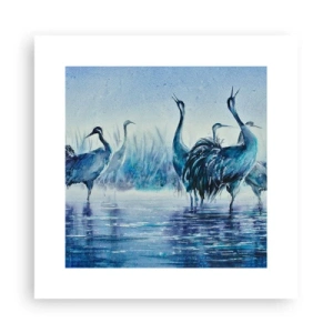 Poster - Morgentliches Treffen - 30x30 cm