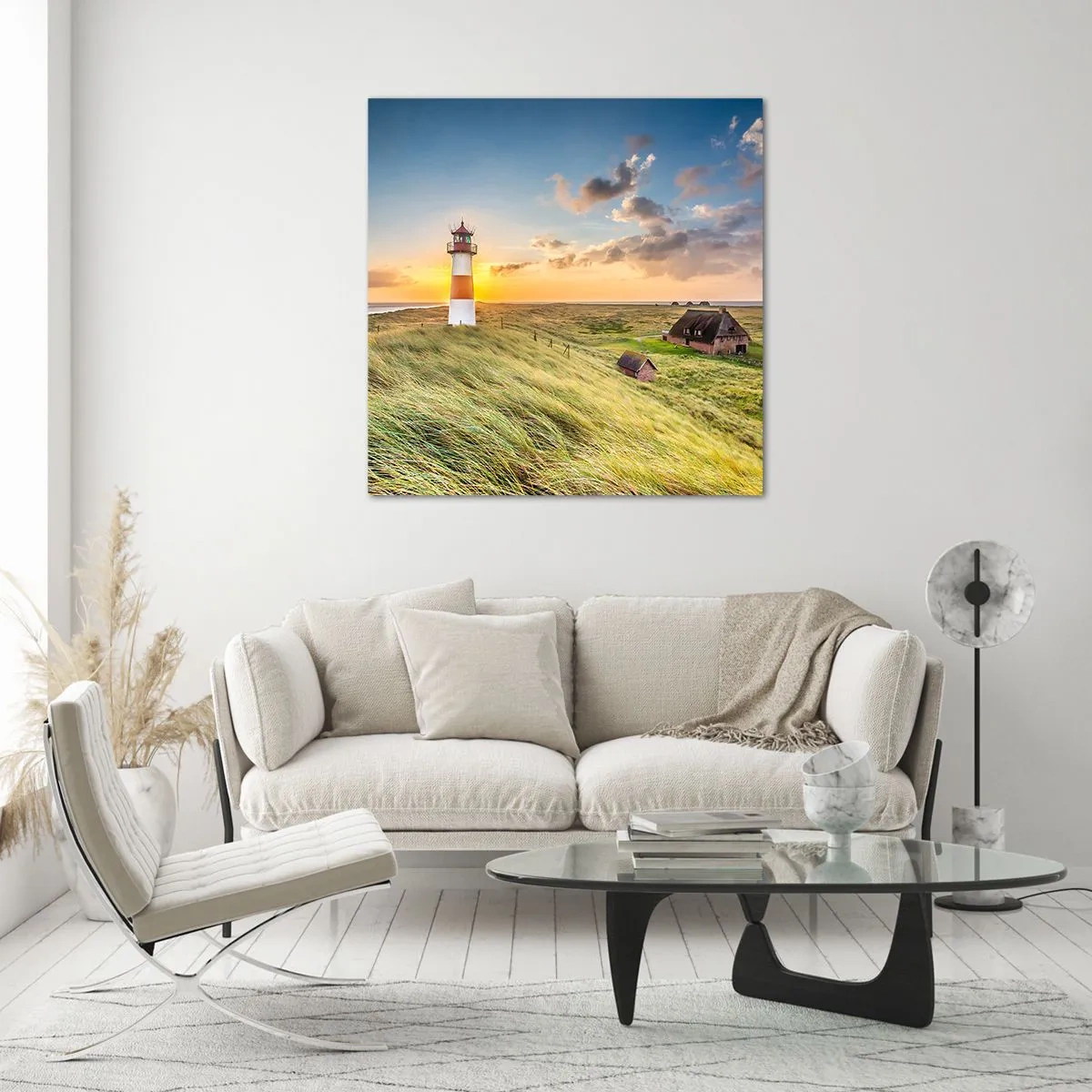 Glasbild - Bild auf glas - Zwischen den Wellen - 70x70 cm