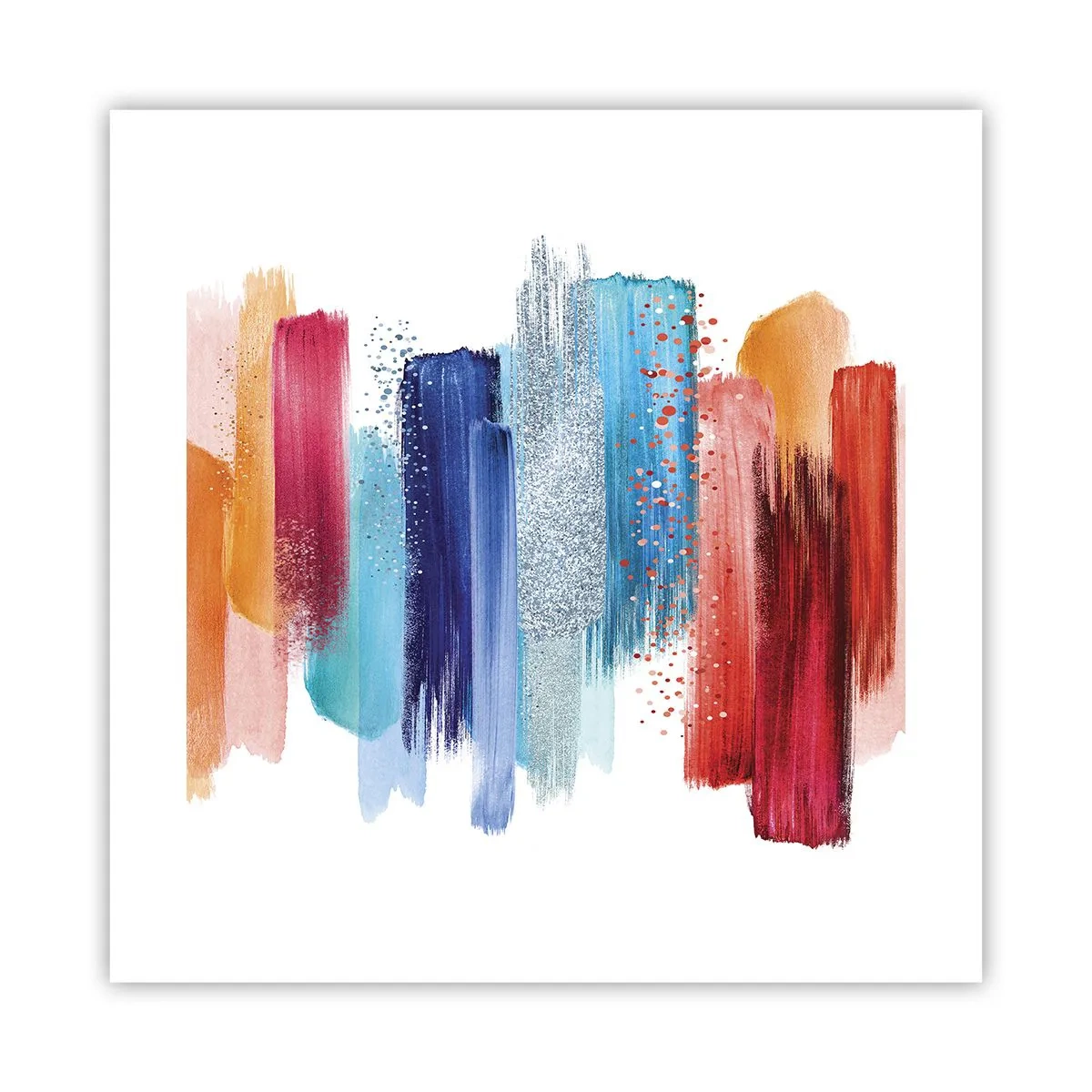 Poster - Auf und ab - 40x40 cm