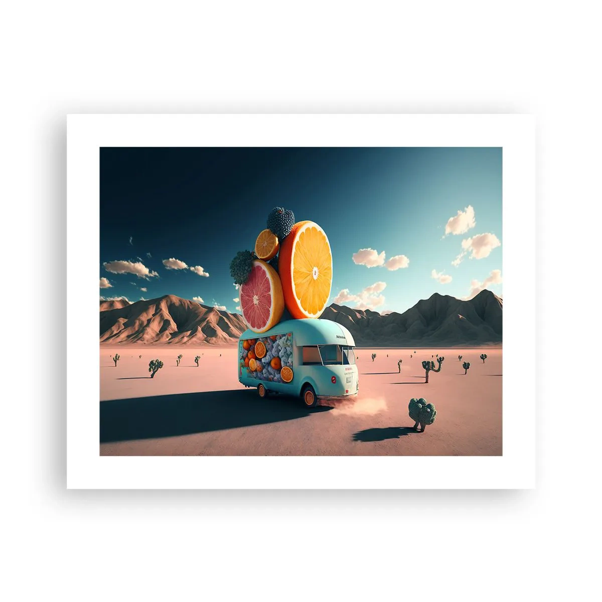 Poster - Geschmack von Urlaub - 50x40 cm