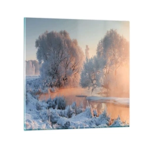 Glasbild - Bild auf glas - Alles im Kristall glänzt in der Sonne - 30x30 cm