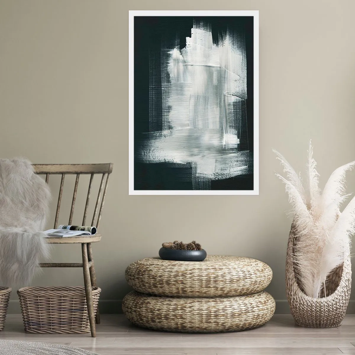 Poster - Vertikal und horizontal gewebt - 40x50 cm