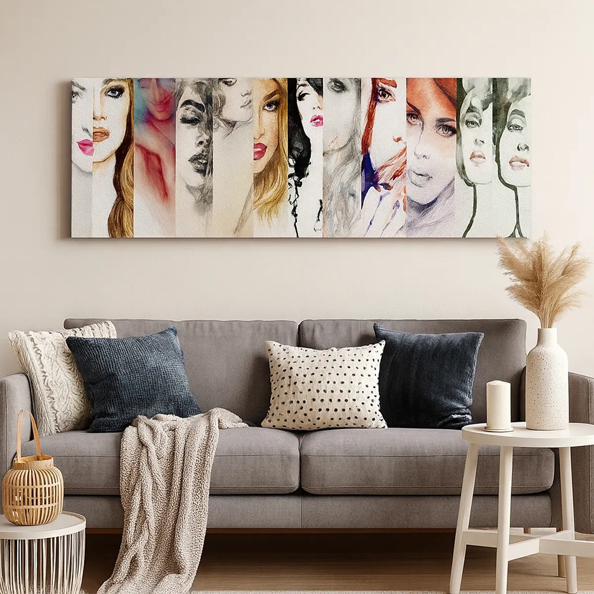 Bild auf Leinwand - Leinwandbild - Und es ist immer DU - 30x30 cm