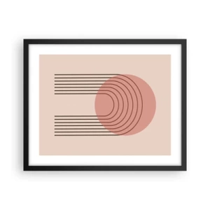 Poster in einem schwarzem Rahmen - Unwiderstehliche Anziehungskraft - 50x40 cm