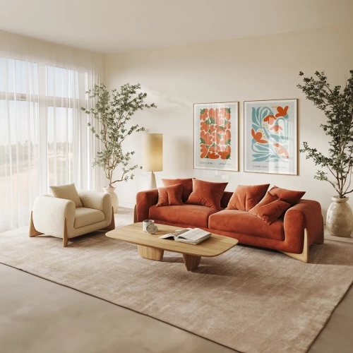 Modern flora no. 2 - Inspiration für das Wohnzimmer