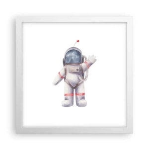 Poster in einem weißen Rahmen - Bis dann! - 30x30 cm