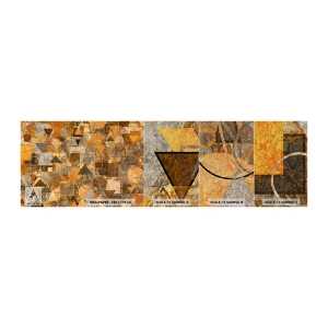 Fototapeten Muster Premium Sand - Die Welt in Form - Abstraktion, Stück, Modernes Muster - 100x30 cm