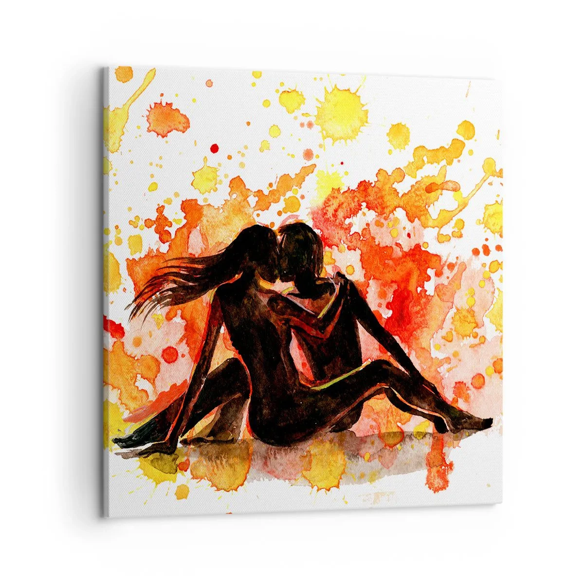 Bild auf Leinwand - Leinwandbild - Und es war Licht - 50x50 cm