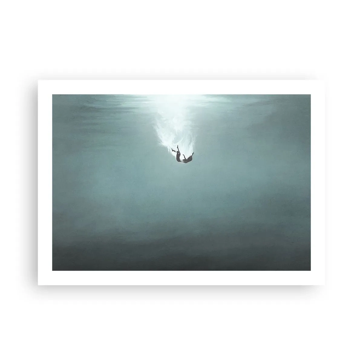 Poster - In den Armen des Ozeans - 70x50 cm