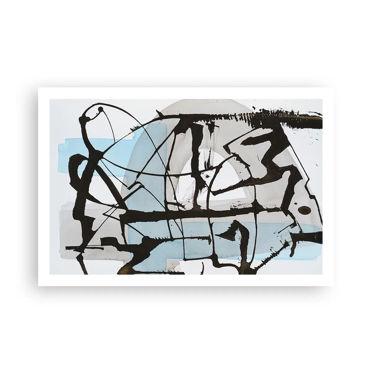 Poster - Trotzdem blau - 91x61 cm