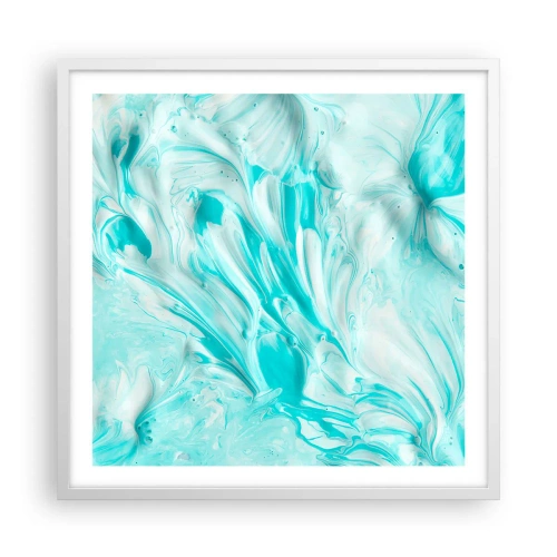 Poster in einem weißen Rahmen - Für immer zusammen - 60x60 cm