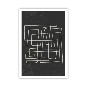 Poster - Nicht so einfach - 70x100 cm