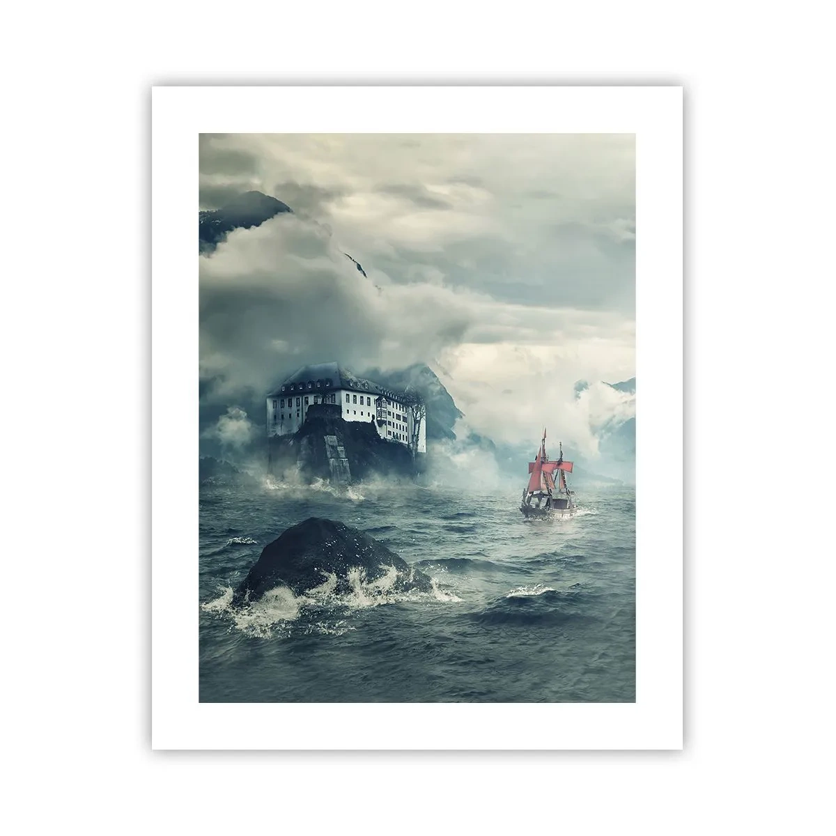 Poster - In magischen Gewässern - 40x50 cm