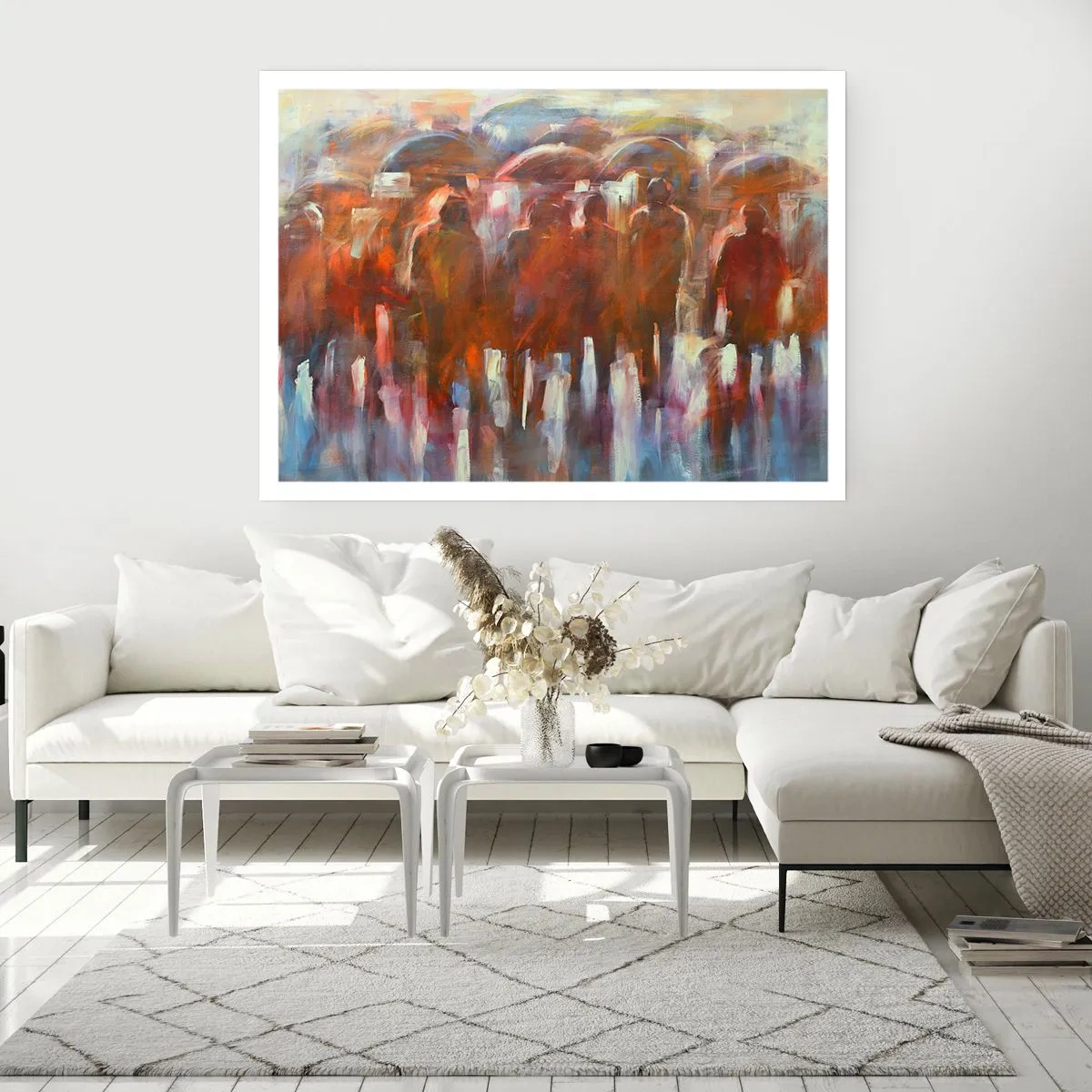 Poster - Auch bei Regen und Nebel - 40x30 cm