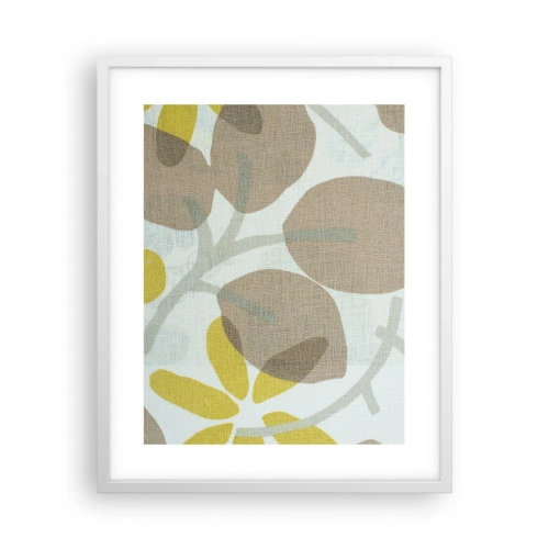 Poster in einem weißen Rahmen - Komposition in voller Sonne - 40x50 cm