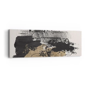 Bild auf Leinwand - Leinwandbild - Komposition mit Leidenschaft - 90x30 cm