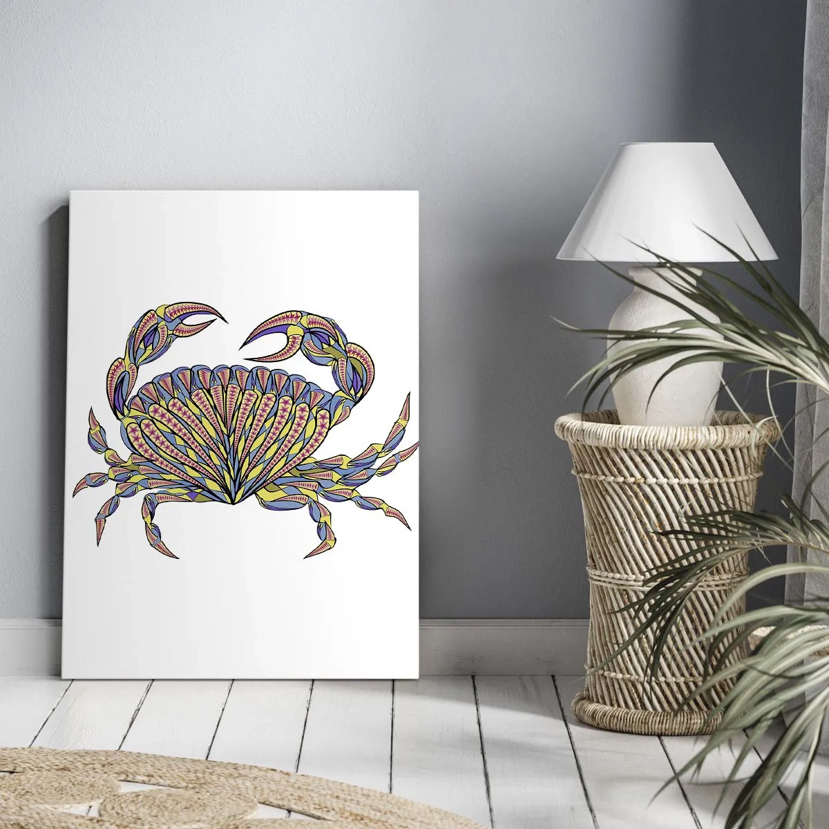 Bild auf Leinwand - Leinwandbild - Meeresschmuck - 45x80 cm