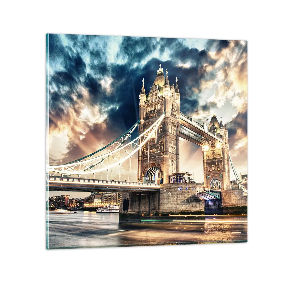 Glasbild - Bild auf glas - Denkmal des viktorianischen Imperiums - 40x40 cm