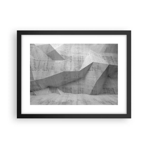 Poster in einem schwarzem Rahmen - Eine echte Herausforderung - 40x30 cm