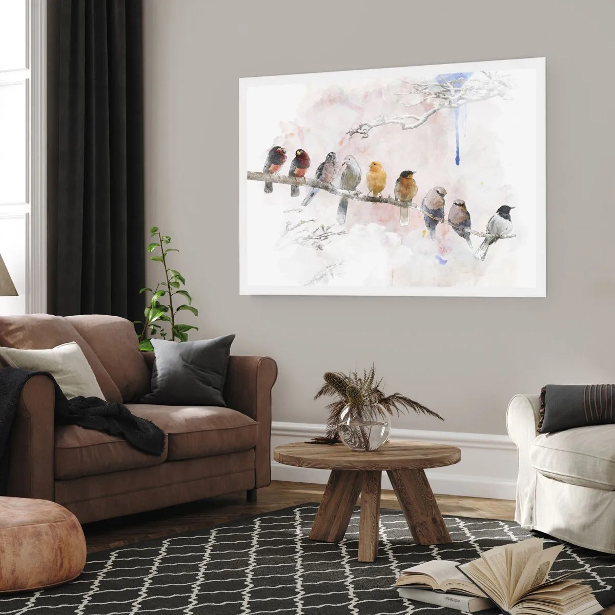 Poster - Geflügeltes Treffen - 50x40 cm