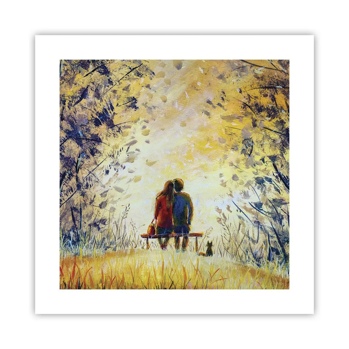 Poster - Magischer Augenblick - 40x40 cm