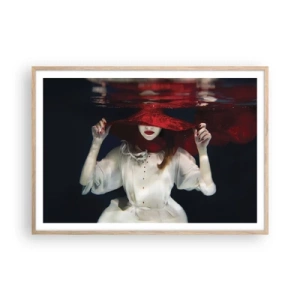 Poster in einem Rahmen aus heller Eiche - Boshafte Göttin in der slawischen Mythologie - 100x70 cm