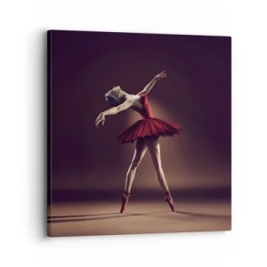 Bild auf Leinwand - Leinwandbild - Eine Primaballerina - 30x30 cm