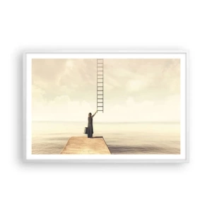 Poster in einem weißen Rahmen - Eine magische Reise - 91x61 cm