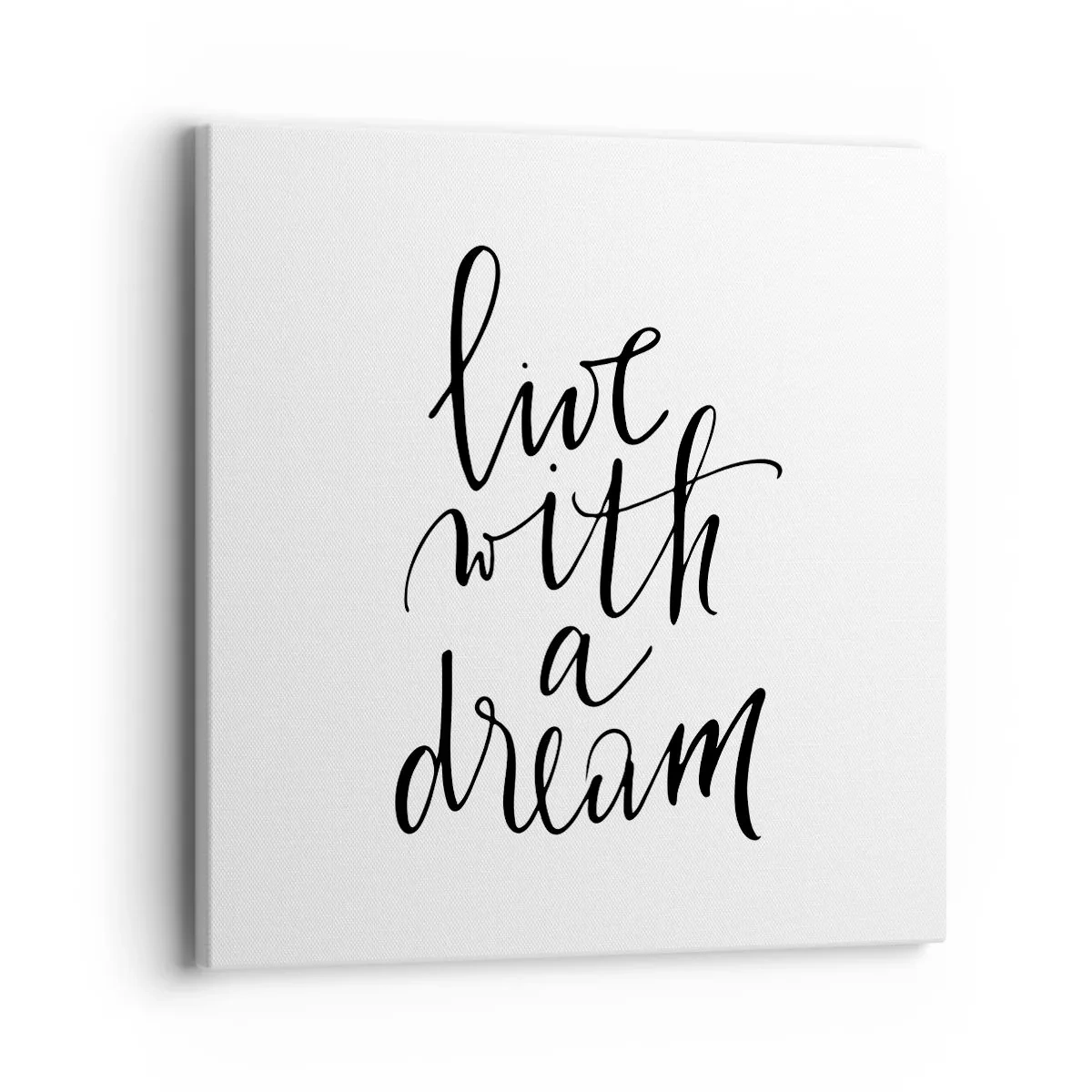 Bild auf Leinwand - Leinwandbild - Na sicher - 40x40 cm