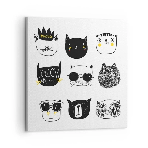 Bild auf Leinwand - Leinwandbild - Jeder andere - 50x50 cm