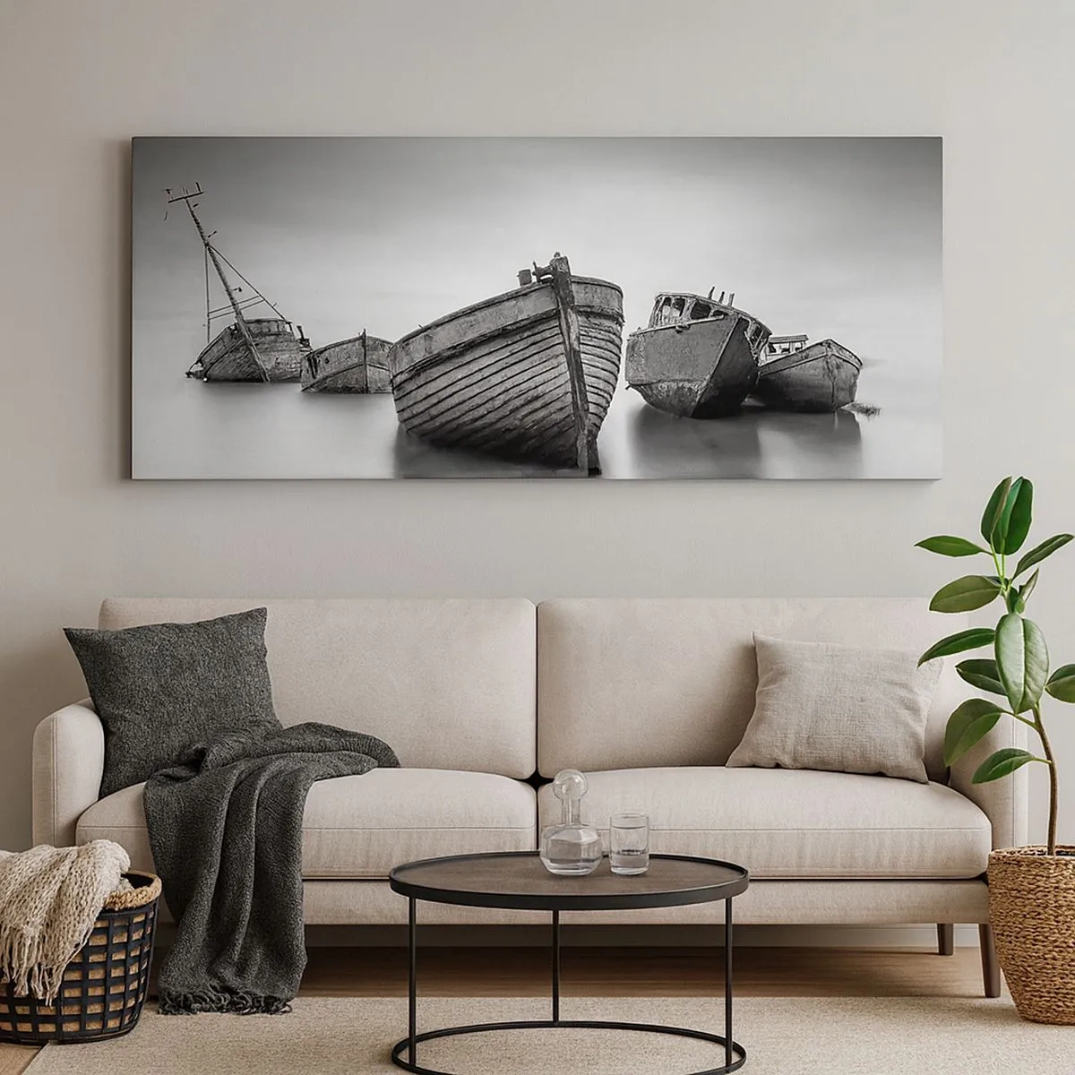 Bild auf Leinwand - Leinwandbild - Nur Erinnerungen ... - 100x40 cm