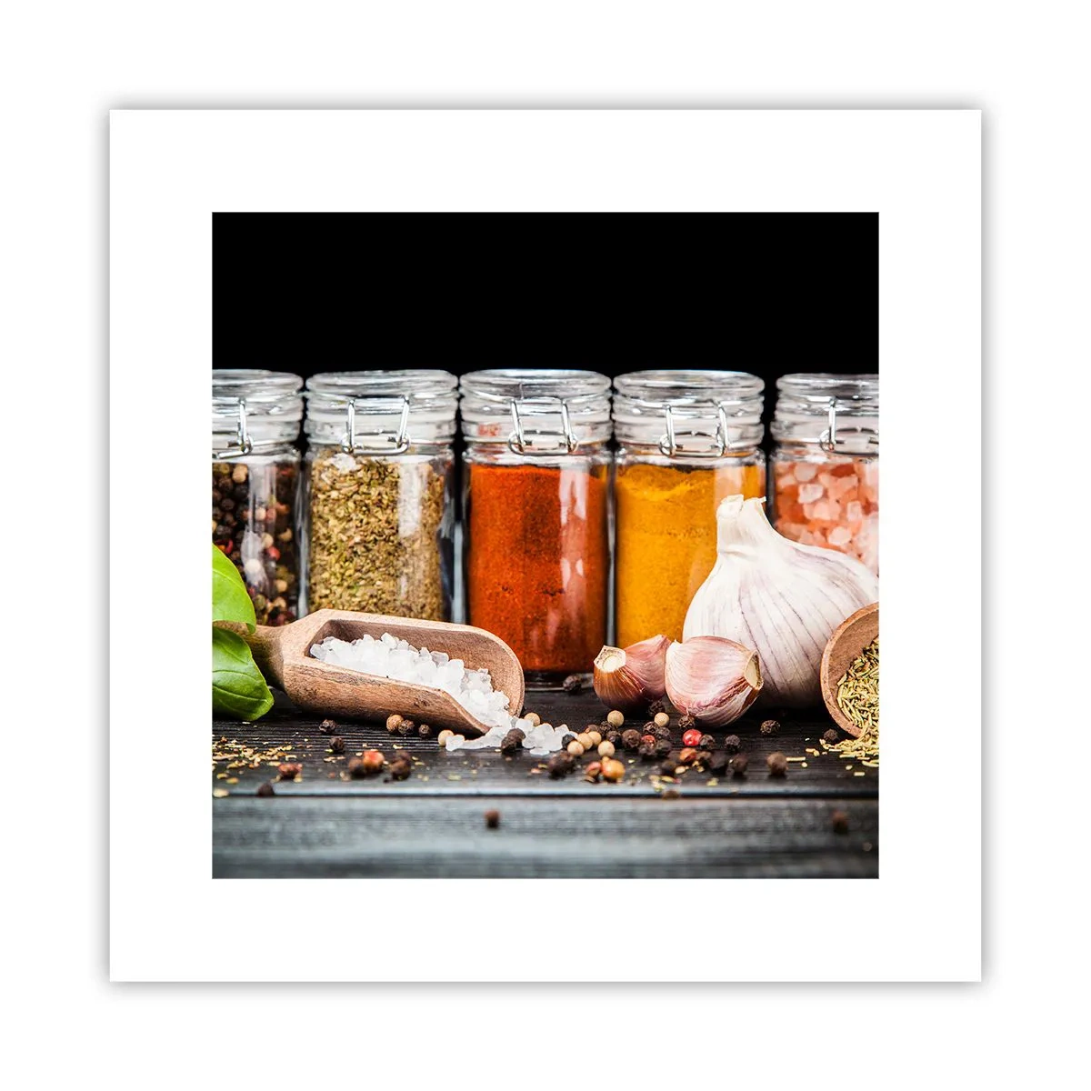 Poster - Für einen Geschmack des Lebens - 30x30 cm