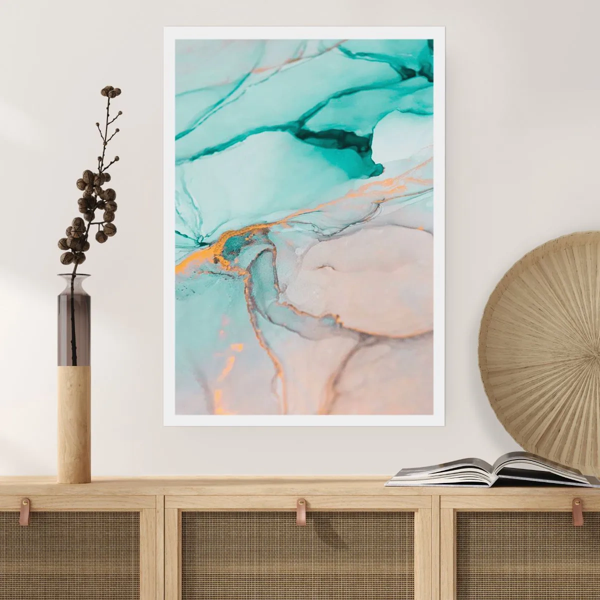 Poster - Ein Tanz der Formen und Farben - 30x40 cm