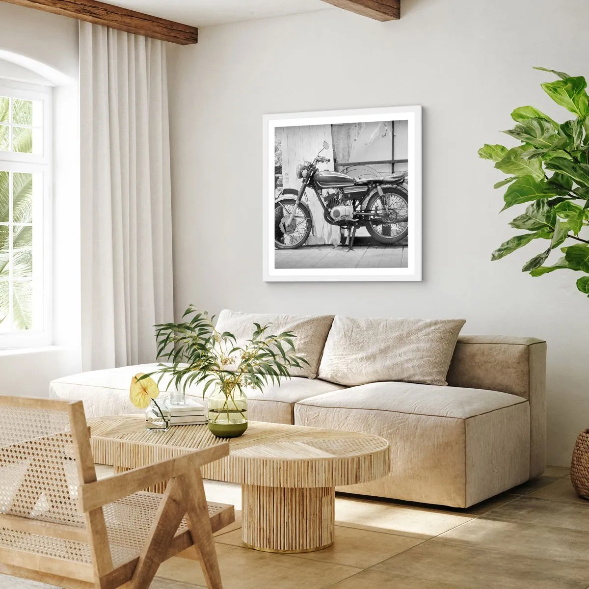 Poster in einem weißen Rahmen - Klassik über alles - 60x60 cm