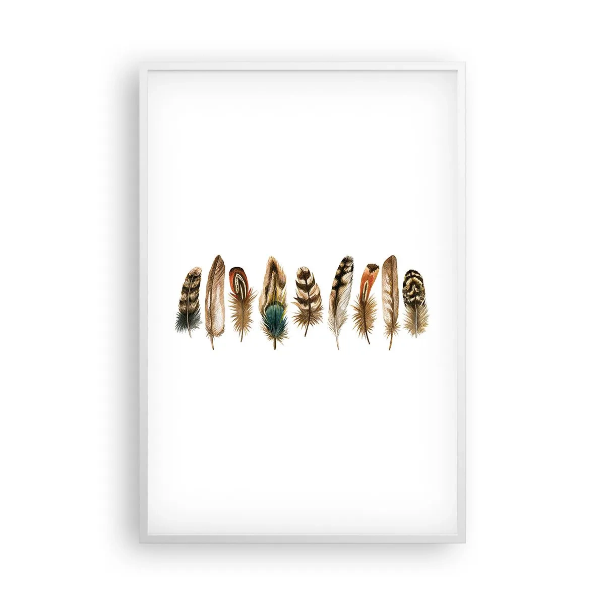 Poster in einem weißen Rahmen - Eine federleichte Variante - 61x91 cm